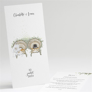 Menu mariage fusion champêtre