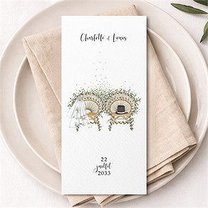 Menu mariage fusion champêtre