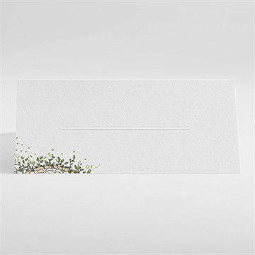 Marque-place mariage fusion champêtre - Dos du marque-place