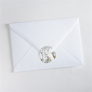 Sticker naissance a l’orée du bois - Mise en situation