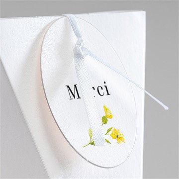 Boîte surprise mariage fleurs des champs - Détail de la boîte