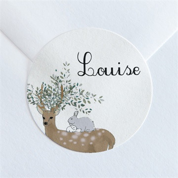 Sticker naissance ma petite clairière