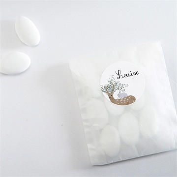 Sticker naissance ma petite clairière - Mise en situation