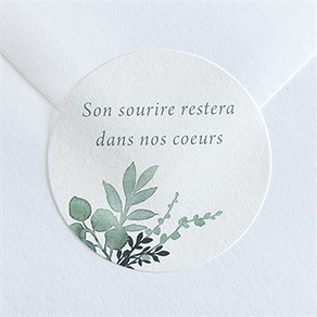 Stickers décès bel apaisement