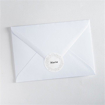 Stickers décès couronné - Mise en situation