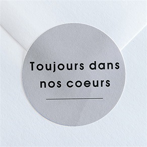 Stickers décès hommage
