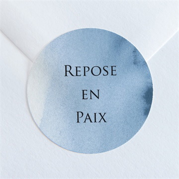 Stickers décès dégradé