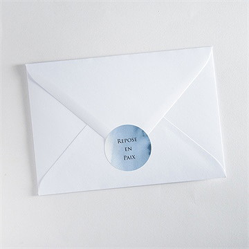 Stickers décès dégradé - Mise en situation