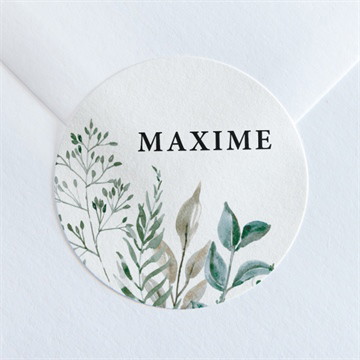 Sticker naissance sur son couffin dorure