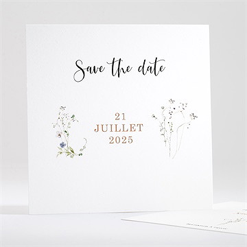 Save the Date mariage complicité