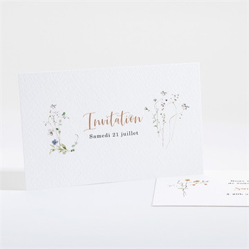 Carton d'invitation mariage complicité