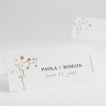 Marque-place mariage complicité