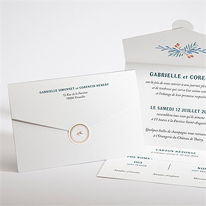 Faire-part mariage notre originalité