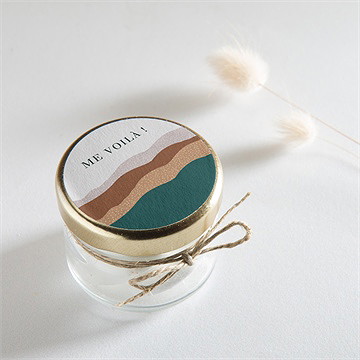 Sticker naissance tendres collines - Mise en situation