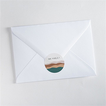 Sticker naissance tendres collines - Mise en situation