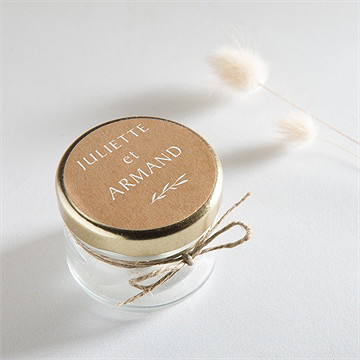 Sticker mariage bohème écolo - Mise en situation