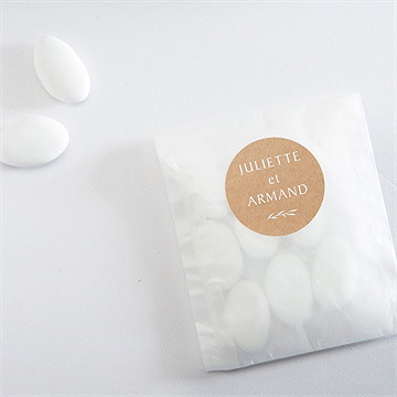 Sticker mariage bohème écolo - Mise en situation