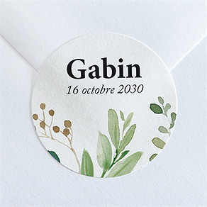 Sticker naissance petit bijou