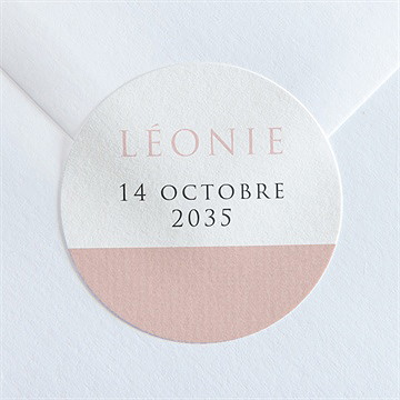 Sticker naissance 3 photos pour une princesse