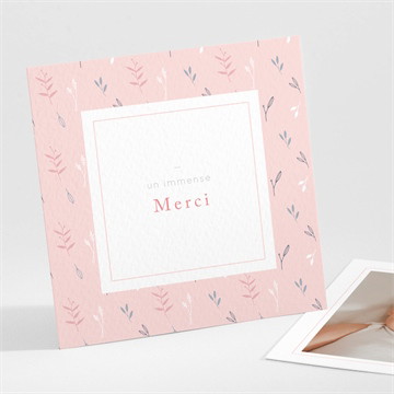 Remerciement naissance graine de fille