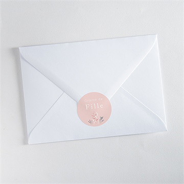 Sticker naissance graine de fille - Mise en situation