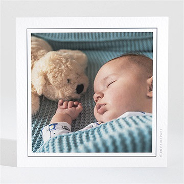 Remerciement naissance graine de garçon - Dos de la carte