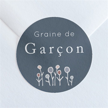 Sticker naissance graine de garçon magnet