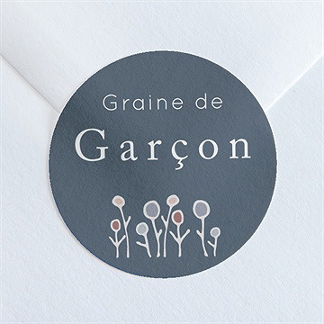 Sticker naissance graine de garçon