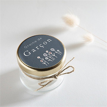 Sticker naissance graine de garçon - Mise en situation