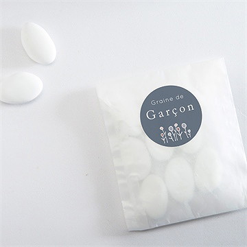 Sticker naissance graine de garçon - Mise en situation