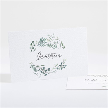 Carton d'invitation mariage bouquet provençal