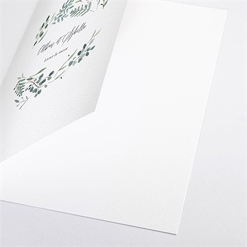 Livret de messe mariage bouquet provençal - Détail du livret