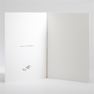 Livret de messe mariage bouquet provençal - Intérieur du livret