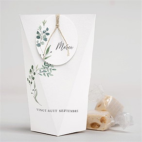 Boîte surprise mariage bouquet provençal