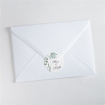 Sticker mariage bouquet provençal - Mise en situation