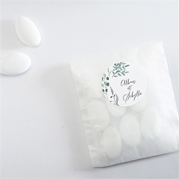 Sticker mariage bouquet provençal - Mise en situation