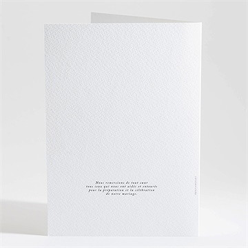 Livret de messe mariage jolie esquisse - Dos du livret