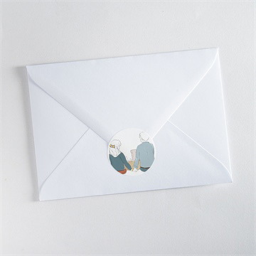 Sticker naissance tendre tribu - Mise en situation