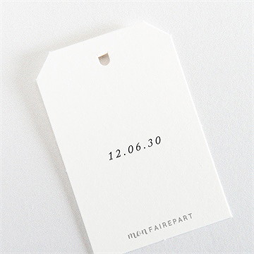 Etiquette mariage jolie esquisse - Dos de l'étiquette