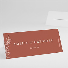 Marque-place mariage jolie esquisse