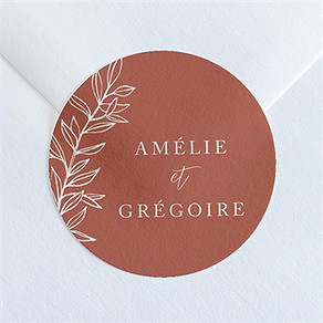 Sticker mariage jolie esquisse