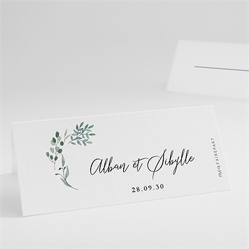 Marque-place mariage bouquet provençal