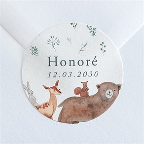Sticker naissance la joyeuse bande