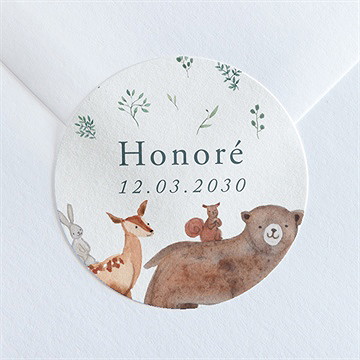 Sticker naissance la joyeuse bande