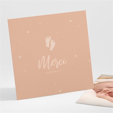 Remerciement naissance ses petits petons