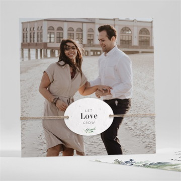 Remerciement mariage délicatesse d’aquarelle