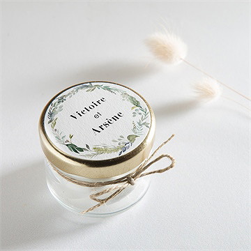 Sticker mariage délicatesse d’aquarelle - Mise en situation