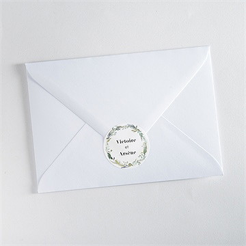 Sticker mariage délicatesse d’aquarelle - Mise en situation