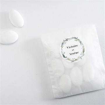 Sticker mariage délicatesse d’aquarelle - Mise en situation