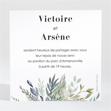 Carton d'invitation mariage délicatesse d’aquarelle